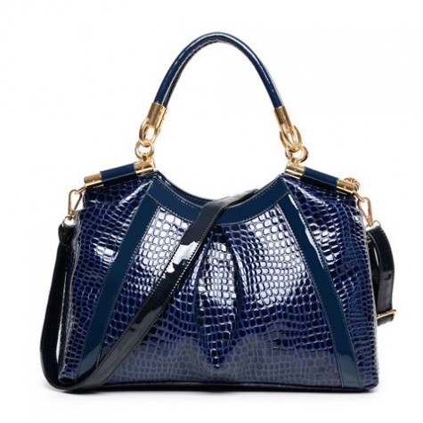 Stylish Women s Shoulder Bag With PU Leather and Crocodile Print Design (Stylish Women s ...