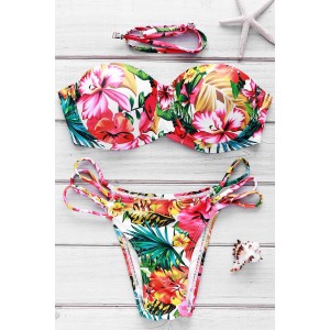 Floral Print Bikini Set For Women