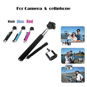 Selfie Stick with extended pole Portable Handheld Self-Portrait Monopod for Camera & Mobilephone