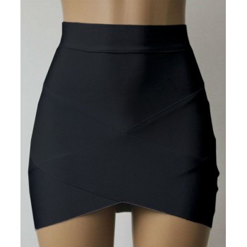 Slim Fit Skinny Trendy Style Bandage Skirt For Women black rose blue white