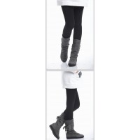 Comfortable Style Laconic and Mix-Matched Thicken Nine-Cent Leggings For Women/Girl black