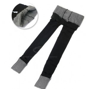 Slimming Thick Bamboo charcoal fibre Legging For Women black