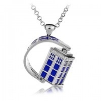 Characteristic Doctor Who Rotatable Necklace For Women