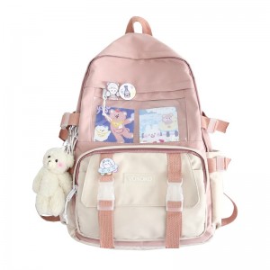 Waterproof Women Backpack Teenager Girl Kawaii BookBag Laptop Rucksack Cute Student School Bag