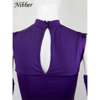 Women Sexy One Shoulder Panel Pleated Backless Slip Dress Female Midnight Glamorous Party 