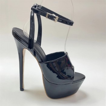 High Heels Sandals Women Platform Pumps Fashion Open Toe Buckle Strap 