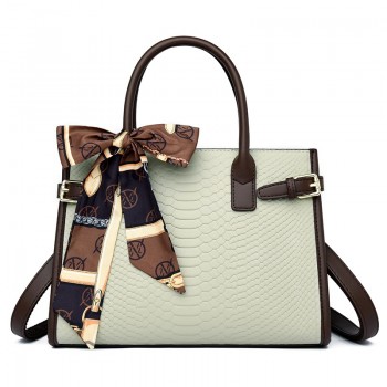 Luxury Snake Pattern Lady Handbag Women Shoulder Bags