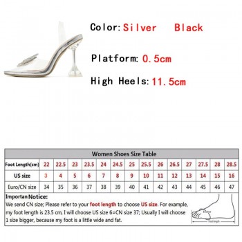 Crystal Butterfly Transparent Women Pumps Jelly Office Lady Shoes Summer Slingbacks High Heels 