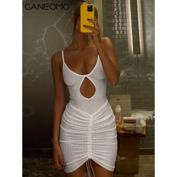 Summer 2 Piece Matching Sets for Women | Fashion Sexy Party Bandage Short Skirt Outfits