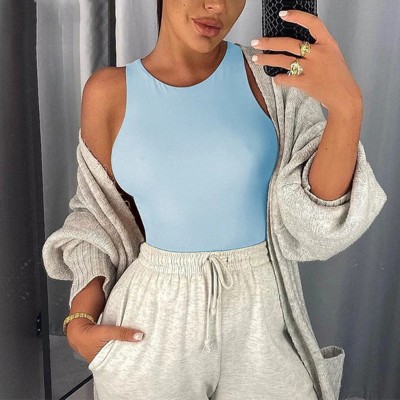 O Neck Sleeveless Sexy Bodysuit Women Off Shoulder Body Top Streetwear White Bodysuits suit clothes para catsuit clothing size