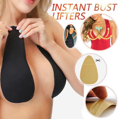 1 Pair Woman Breast Lift Tape Push Up Adhesive Sticker Invisible Bra Bikinis Pad Silicone Bra Bikini Swimsuit Swimwear