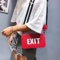 2019 New Korean Version Ins Wild Messenger Bag Wide Shoulder Strap Small Square Bag Shoulder Bag