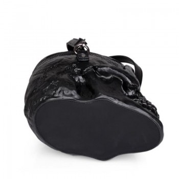 HIGHREAL Originality Women Bag Funny Skeleton Head Black handbad Men Single Package Fashion Designer Satchel Package Skull Bags