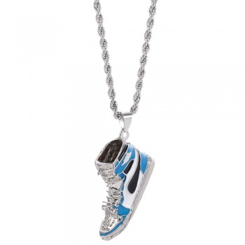 Mini Hip-hop Sneaker Pendant Necklace Cool Collar Fashion Male Street Style Rapper Cute Necklace