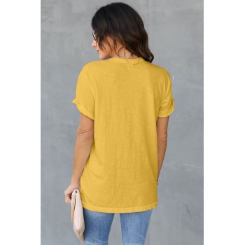 Yellow Sunflower Base T-shirt