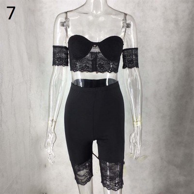 Sexy Hollow out Women Spaghetti Strap Lace Overall Jumpsuit Romper Playsuit Sexy Sleeveless Bodycon Short Romper Playsuit
