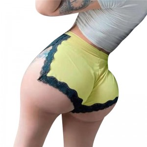 Lace High Waist Split Shorts 2021 Summer Ladies Sexy Party Clue Shorts New Comfortable Breathable