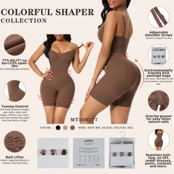 Body Shaper Fajas Colombianas Seamless Women Bodysuit Slimming Waist Trainer Shapewear Push Up Butt Lifter