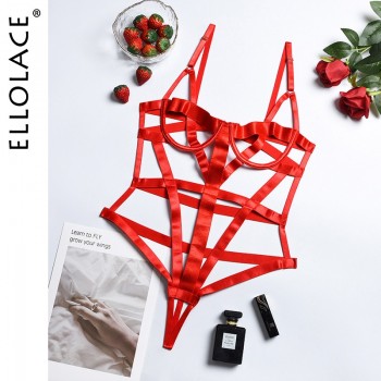 Bandage Bodysuit Women Exotic Costumes Sexy Lingerie Body Hollow Out Sensual Intimate Goods