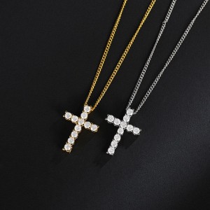 Cross Necklace For Women Chain For Cross Choker Pendants Religious Silver Gold