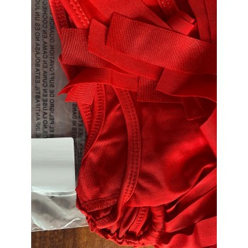 Cut out Tassel Swimsuit Women Tank Sleevelesss One-piece Suits Bikini Beach Wear Casual Strapless 
