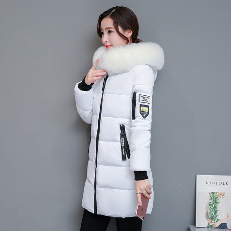 Verbazingwekkend Parka Women Winter Coats Long Cotton Casual Fur Hooded Jackets GM-47