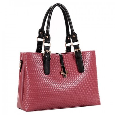 Fashionable Women s Shoulder Bag With Weaving and Buckle Design ...