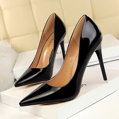 Patent Leather Thin Heels Office Women Shoes New Arrival Pumps Fashion ...