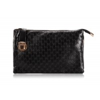Career Women's Clutch With Solid Color and Embossing Design
