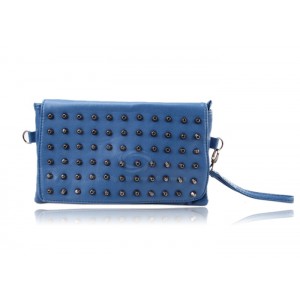 Party Trendy Women's Clutch With Rivets and Candy Color Design