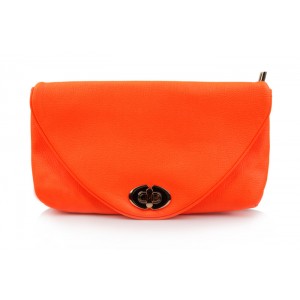 Trendy Style Women's Clutch With Pure Color and Twist-Lock Closure Design