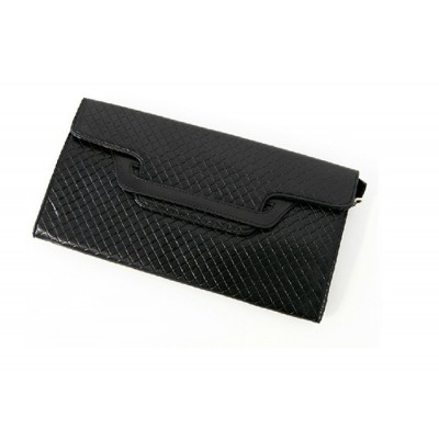 Fashion Style Women's Clutch With Black and Checked Design