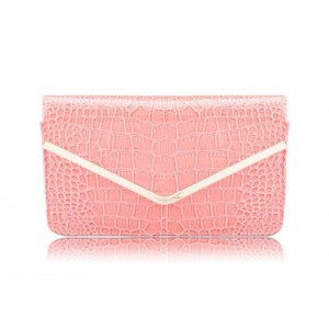Party Women's Clutch With Solid Color and Stone Veins Design