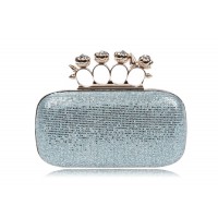 Party Women's Evening Bag With Rhinestone and Sparkling Glitter Design
