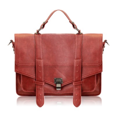 Fashion Women's Tote Bag With Solid Color and PU Leather Design